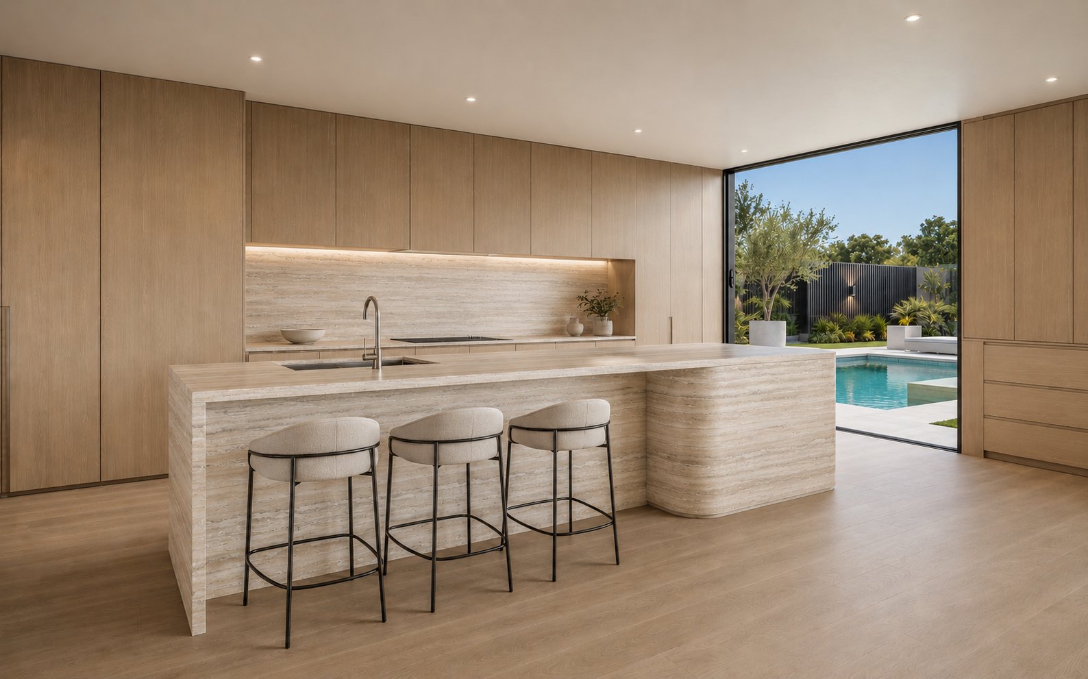 Silver Travertine