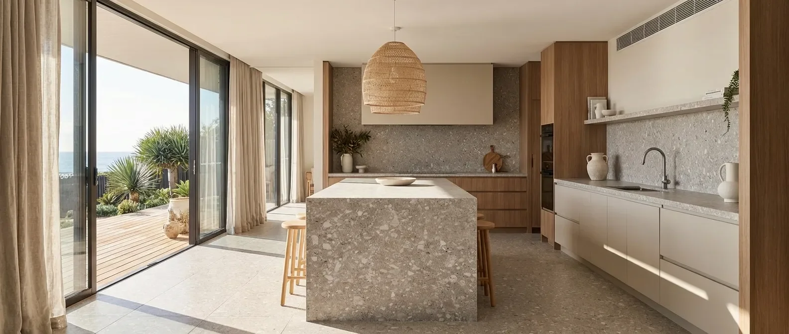 Terrazzo Ash Tile